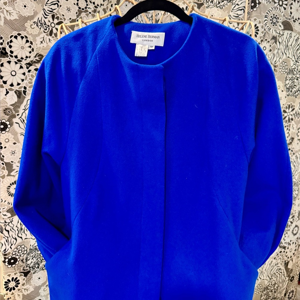 Helene Berman Royal Blue Coat